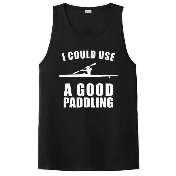 I Could Use A Good Paddling Funny Kayak PosiCharge Competitor Tank