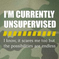 IM Currently Unsupervised I Know It Scares Me Too But The Possibilities Are End Legacy Tie Dye Trucker Hat