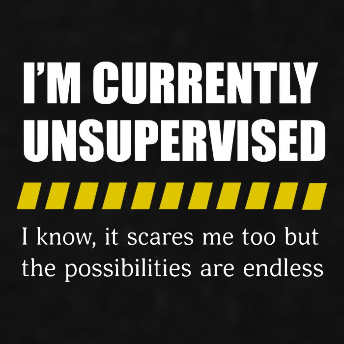 IM Currently Unsupervised I Know It Scares Me Too But The Possibilities Are End Ladies PosiCharge Tri-Blend Wicking Tank