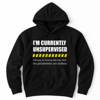 IM Currently Unsupervised I Know It Scares Me Too But The Possibilities Are End Hoodie