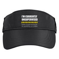 IM Currently Unsupervised I Know It Scares Me Too But The Possibilities Are End Adult Drive Performance Visor