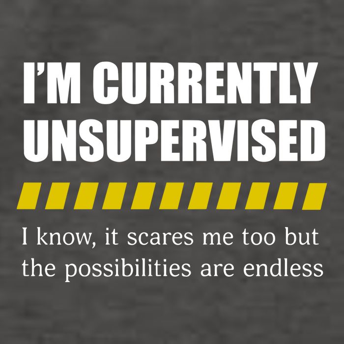 IM Currently Unsupervised I Know It Scares Me Too But The Possibilities Are End Vector Backpack