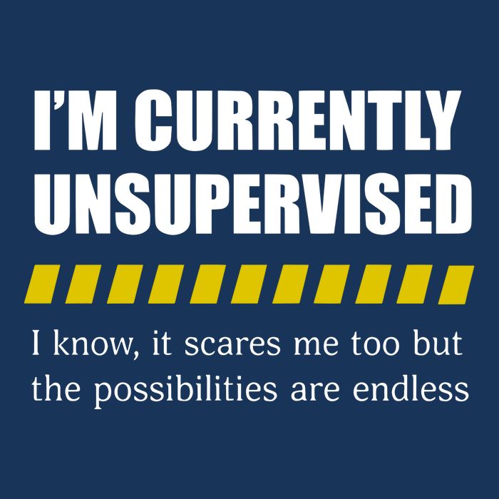 IM Currently Unsupervised I Know It Scares Me Too But The Possibilities Are End Infant Baby Jersey Bodysuit