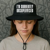 Im Currently Unsupervised This Should Frighten You Legacy Cool Fit Booney Bucket Hat