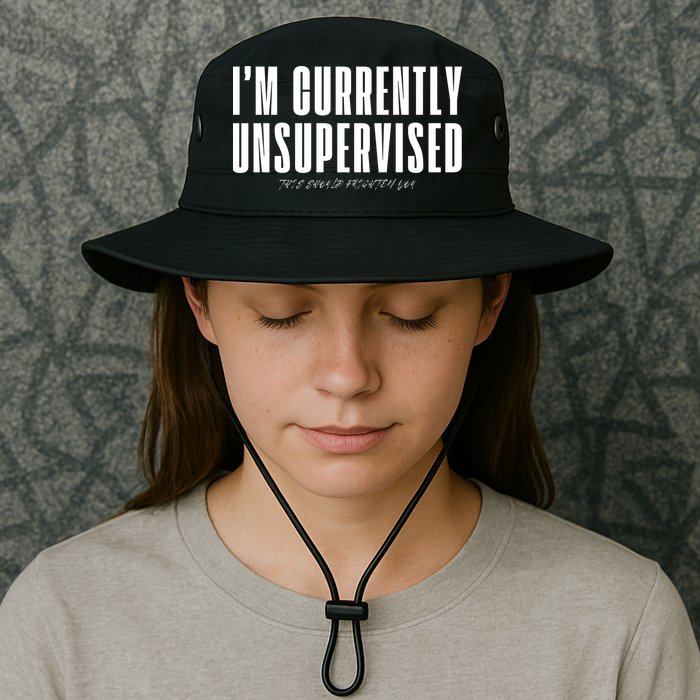 Im Currently Unsupervised This Should Frighten You Legacy Cool Fit Booney Bucket Hat
