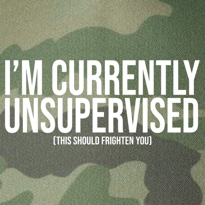Im Currently Unsupervised This Should Frighten You Funny Legacy Tie Dye Trucker Hat