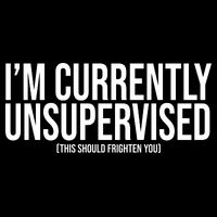 Im Currently Unsupervised This Should Frighten You Funny Drawstring Bag
