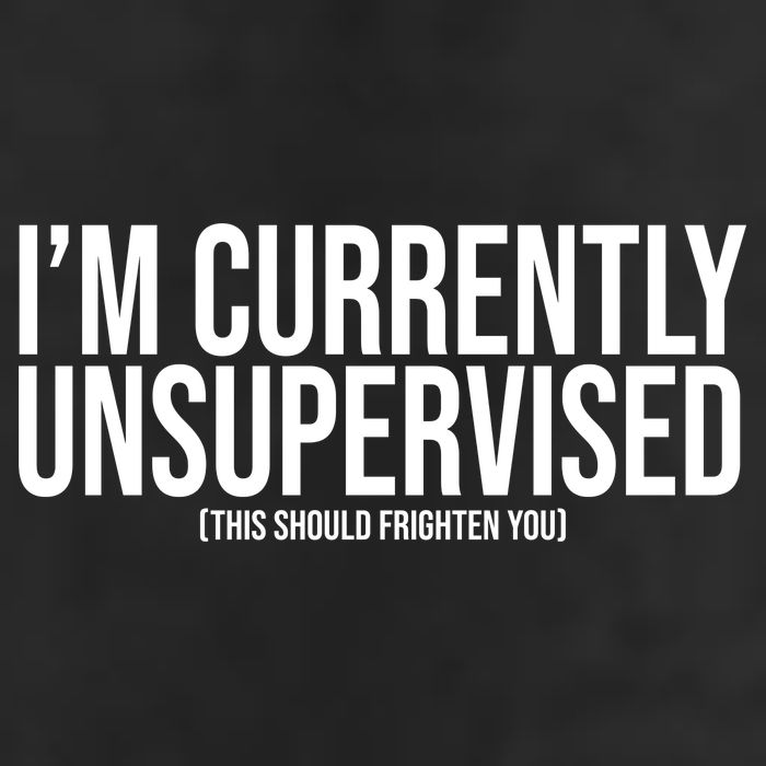 Im Currently Unsupervised This Should Frighten You Funny Trucker Hat