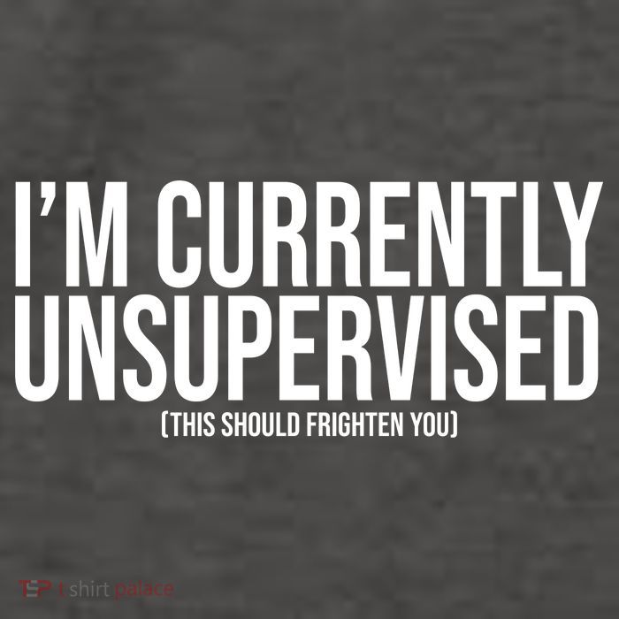Im Currently Unsupervised This Should Frighten You Funny Vector Backpack
