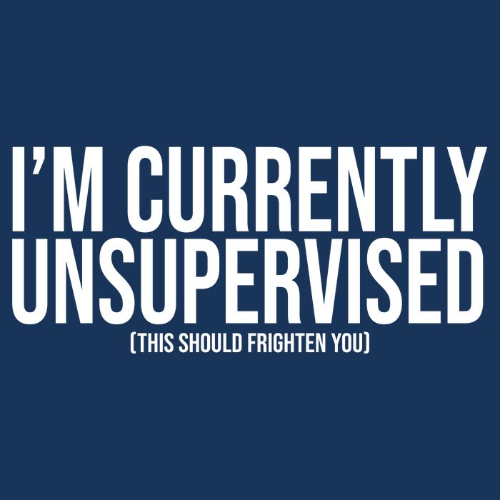 Im Currently Unsupervised This Should Frighten You Funny Infant Baby Jersey Bodysuit