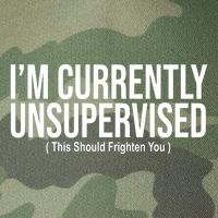 Im Currently Unsupervised This Should Frighten You Funny Legacy Tie Dye Trucker Hat