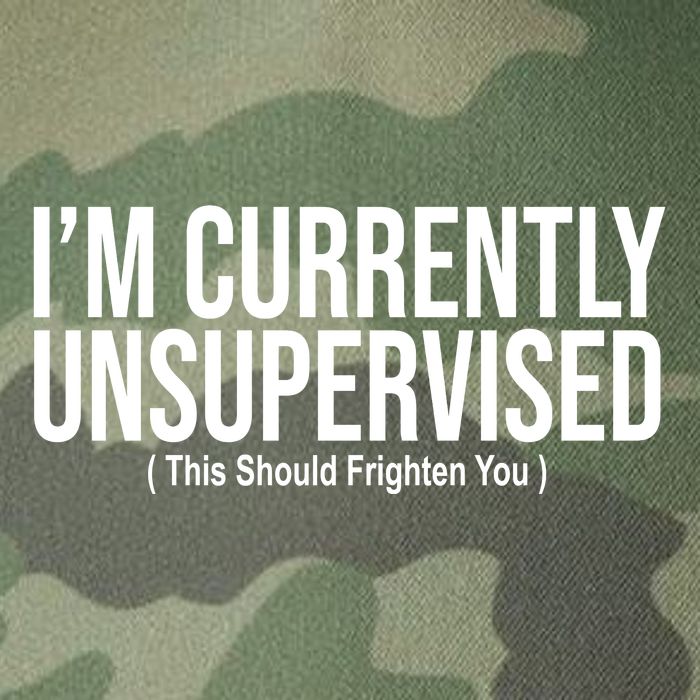 Im Currently Unsupervised This Should Frighten You Funny Legacy Tie Dye Trucker Hat