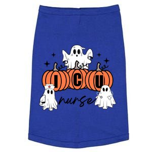 Intensive Care Unit Icu Nurse Halloween Cute Ghosts Pumpkins Great Gift Doggie Tank