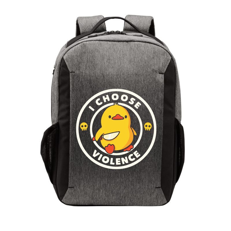 I Choose Violence Funny Duck Vector Backpack