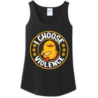 I Choose Violence Duck Ladies Essential Tank