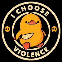 I Choose Violence Duck Impact Tech Backpack