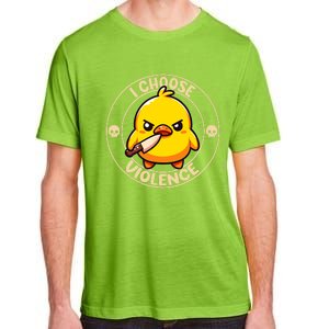 I Choose Violence Duck Adult ChromaSoft Performance T-Shirt