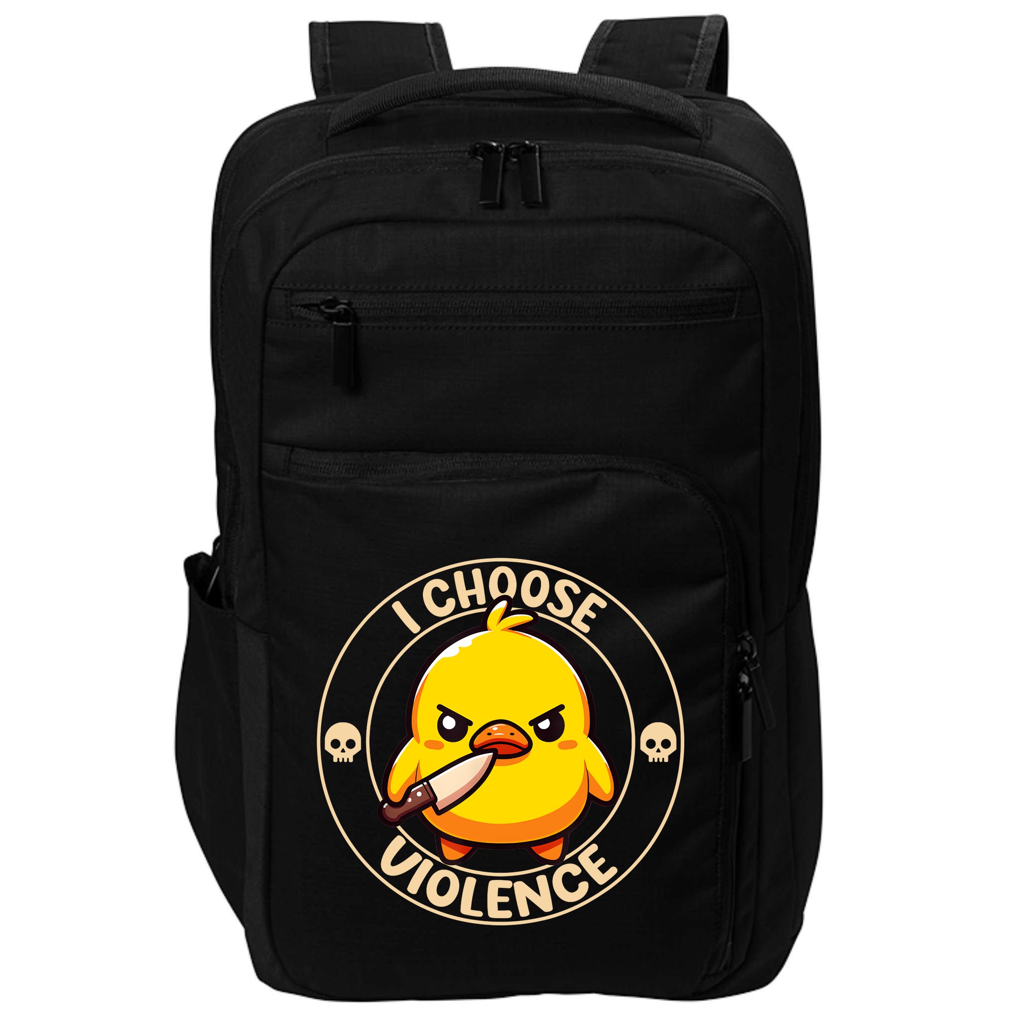 I Choose Violence Duck Impact Tech Backpack