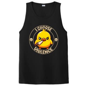 I Choose Violence Duck PosiCharge Competitor Tank