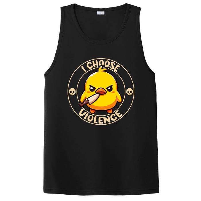 I Choose Violence Duck PosiCharge Competitor Tank