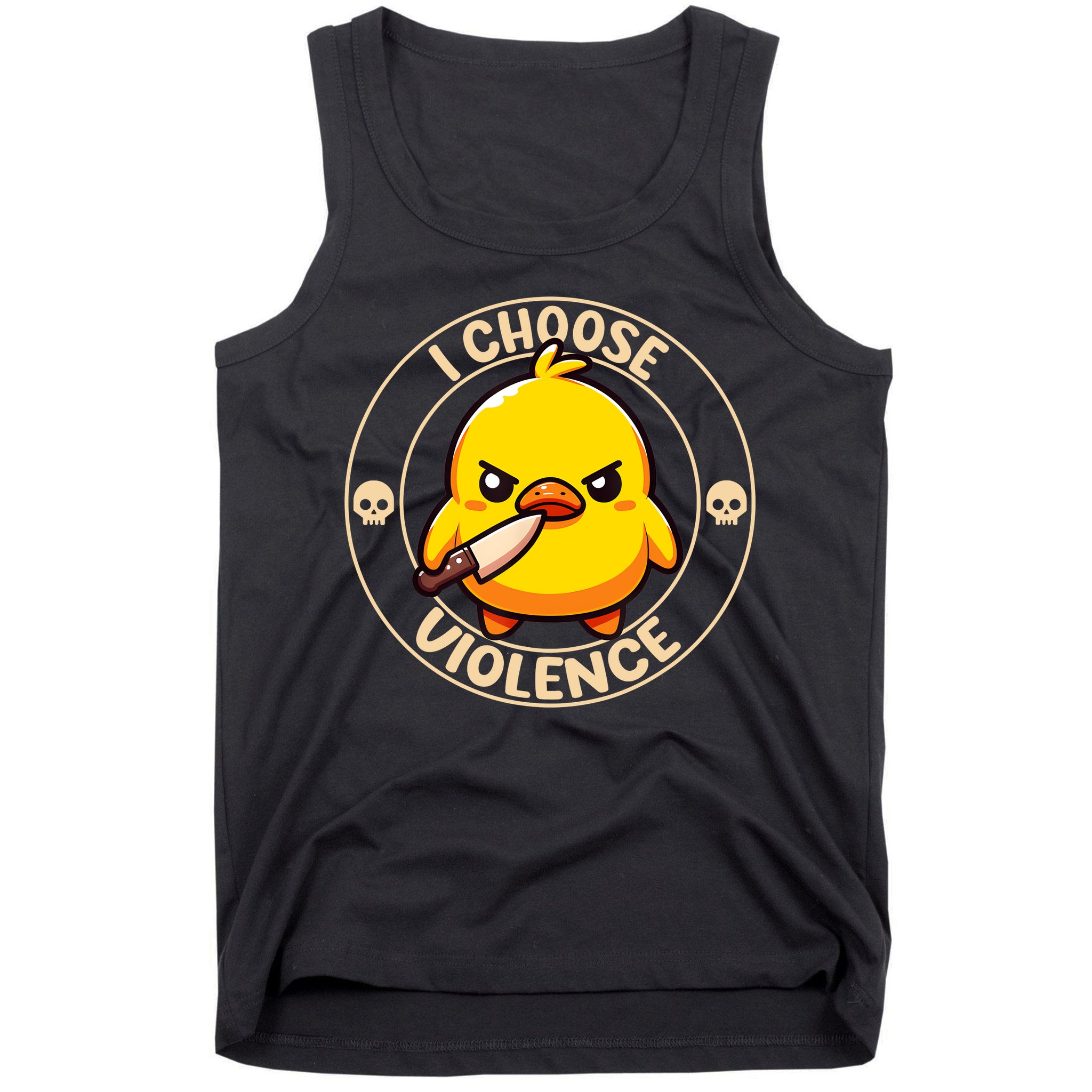 I Choose Violence Duck Tank Top