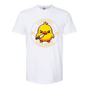 I Choose Violence Duck Softstyle CVC T-Shirt