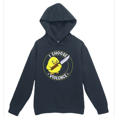 I Choose Violence. Duck Funny And Cool Urban Pullover Hoodie