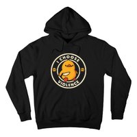 I Choose Violence Funny Duck Holding Knife Hoodie