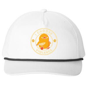 I Choose Violence Duck Snapback Five-Panel Rope Hat