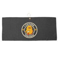 I Choose Violence Funny Duck Large Microfiber Waffle Golf Towel