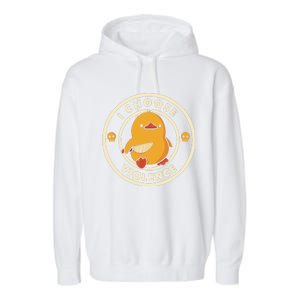 I Choose Violent Funny Duck Garment-Dyed Fleece Hoodie