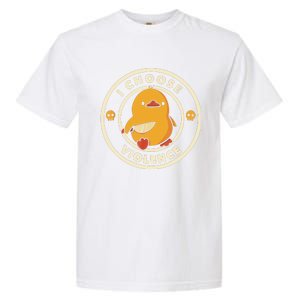 I Choose Violent Funny Duck Garment-Dyed Heavyweight T-Shirt