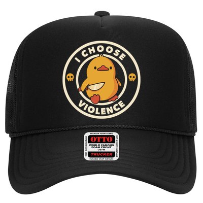 I Choose Violence Funny Duck Hat