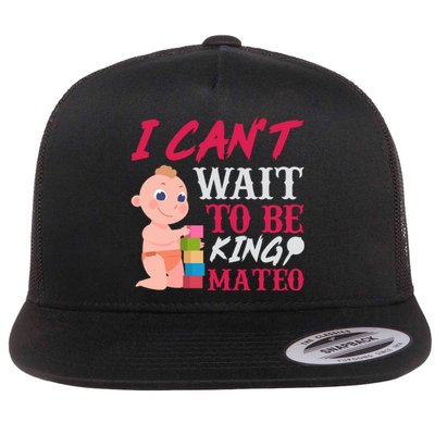 I Can't Wait To Be King Mateo Flat Bill Trucker Hat