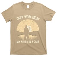 I CanT Work Today My Arm Is In A Cast Fish Fan Fisherman T-Shirt