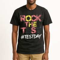Inspire Confidence With Rock The Test Design For School Tall T-Shirt