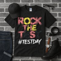 Inspire Confidence With Rock The Test Design For School Tall T-Shirt