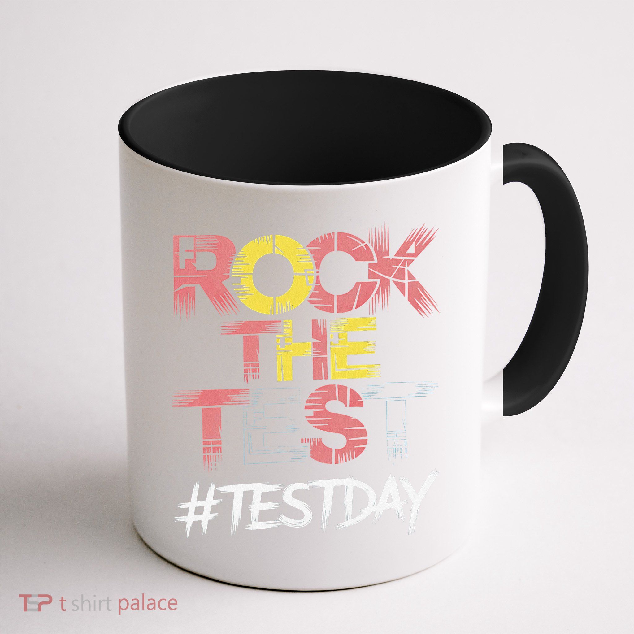 Inspire Confidence With Rock The Test Design For School Mug