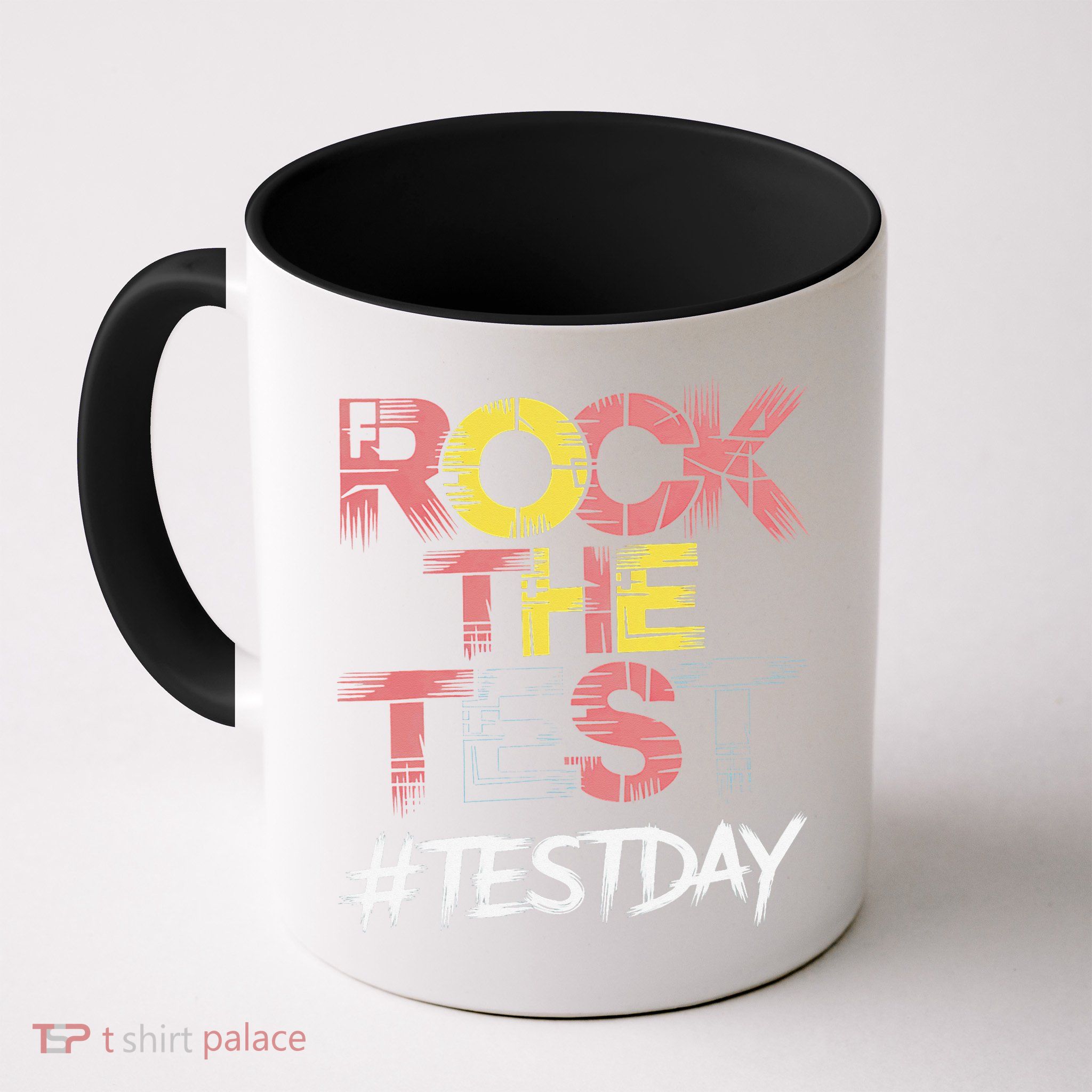 Inspire Confidence With Rock The Test Design For School Mug