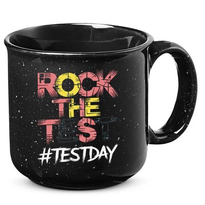 Inspire Confidence With Rock The Test Design For School 15oz Campfire Ceramic Mug