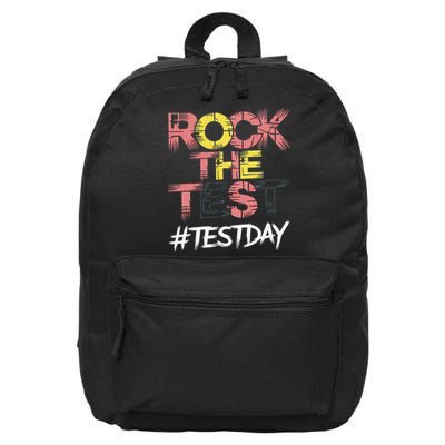 Inspire Confidence With Rock The Test Design For School 16 in Basic Backpack