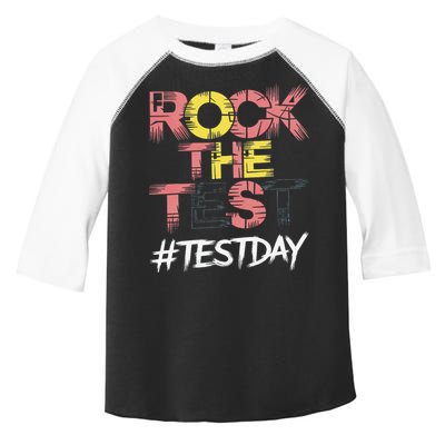 Inspire Confidence With Rock The Test Design For School Toddler Fine Jersey T-Shirt