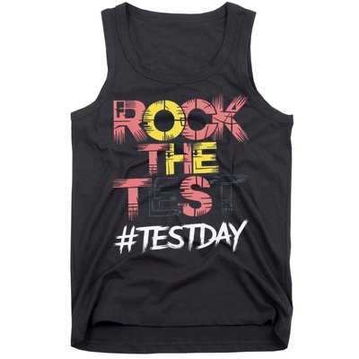 Inspire Confidence With Rock The Test Design For School Tank Top