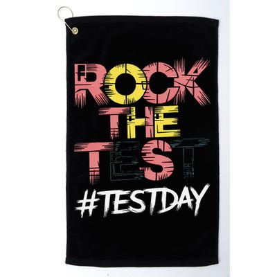 Inspire Confidence With Rock The Test Design For School Golf Towel