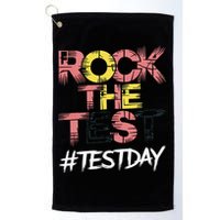 Inspire Confidence With Rock The Test Design For School Golf Towel