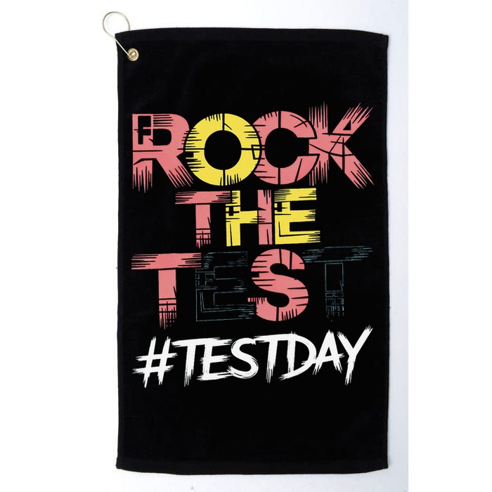 Inspire Confidence With Rock The Test Design For School Golf Towel