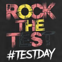 Inspire Confidence With Rock The Test Design For School Golf Towel