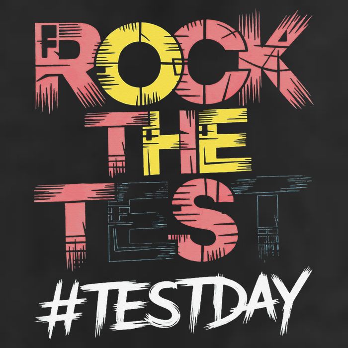 Inspire Confidence With Rock The Test Design For School Golf Towel