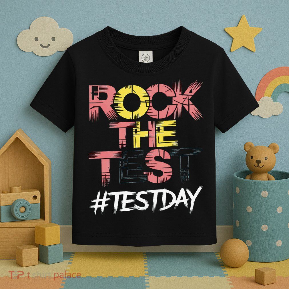 Inspire Confidence With Rock The Test Design For School Toddler T-Shirt