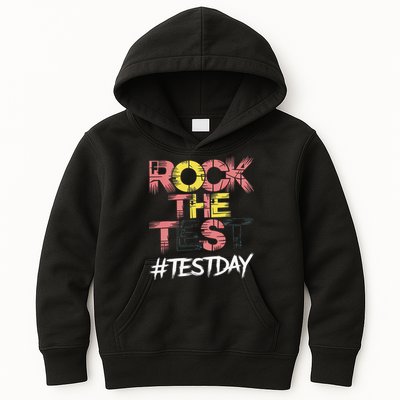 Inspire Confidence With Rock The Test Design For School Kids Hoodie